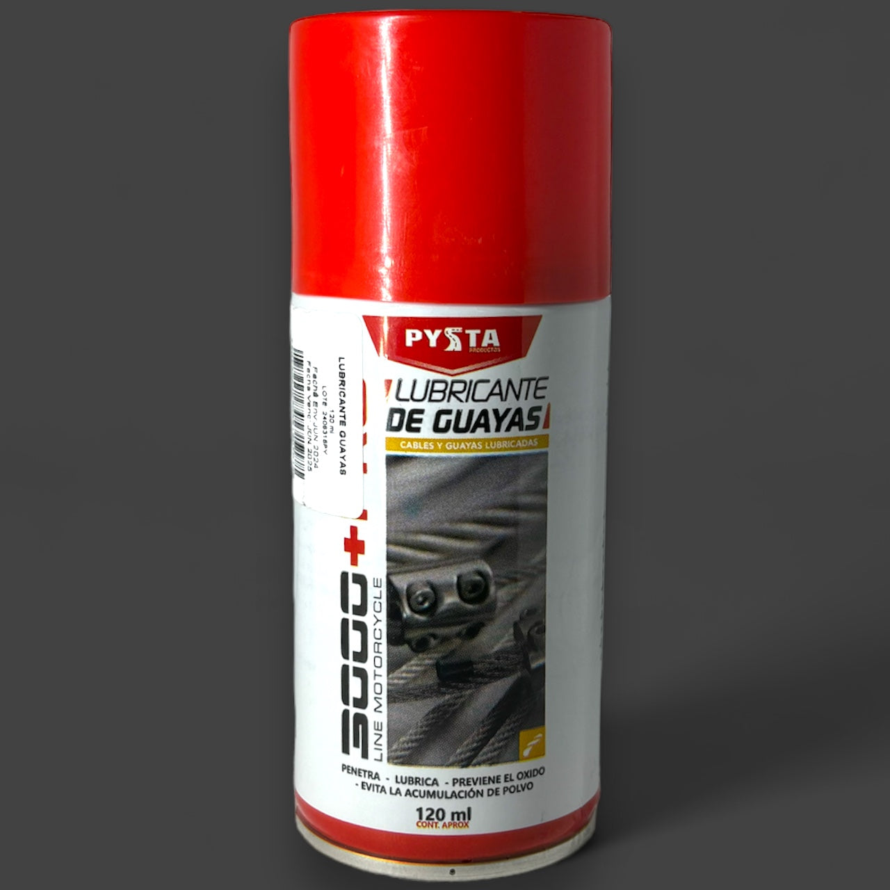 LUBRICANTE DE GUAYAS PYSTA  (AEROSOL 120ML)